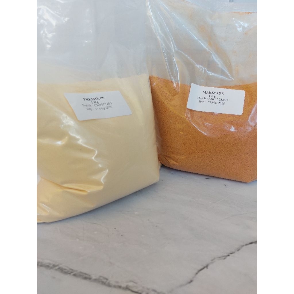 

Paket Premix 05 1kg dan Marinade 1kg
