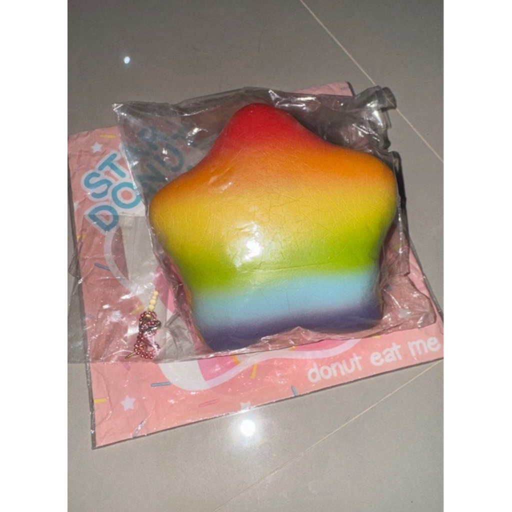 squishy creamiicandy donut star rainbow rare