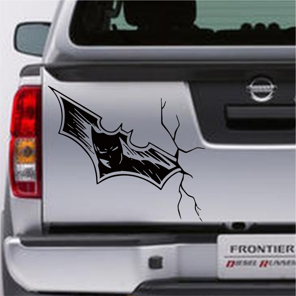 CUTTING STIKER MOBIL BATMAN STICKER BAGASI MOBIL BATMAN BERKUALITAS