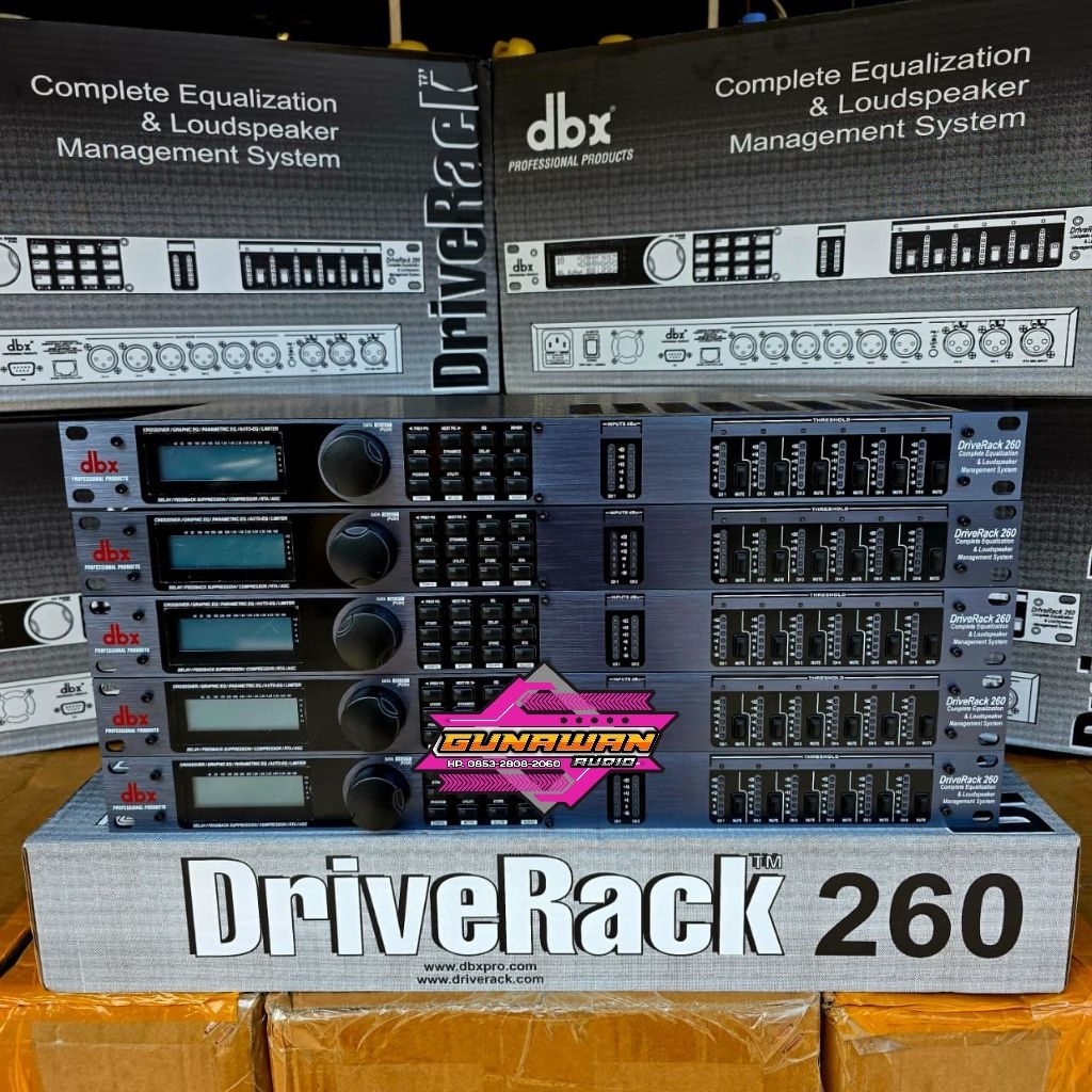 dlms DBX-260 delay fungsi