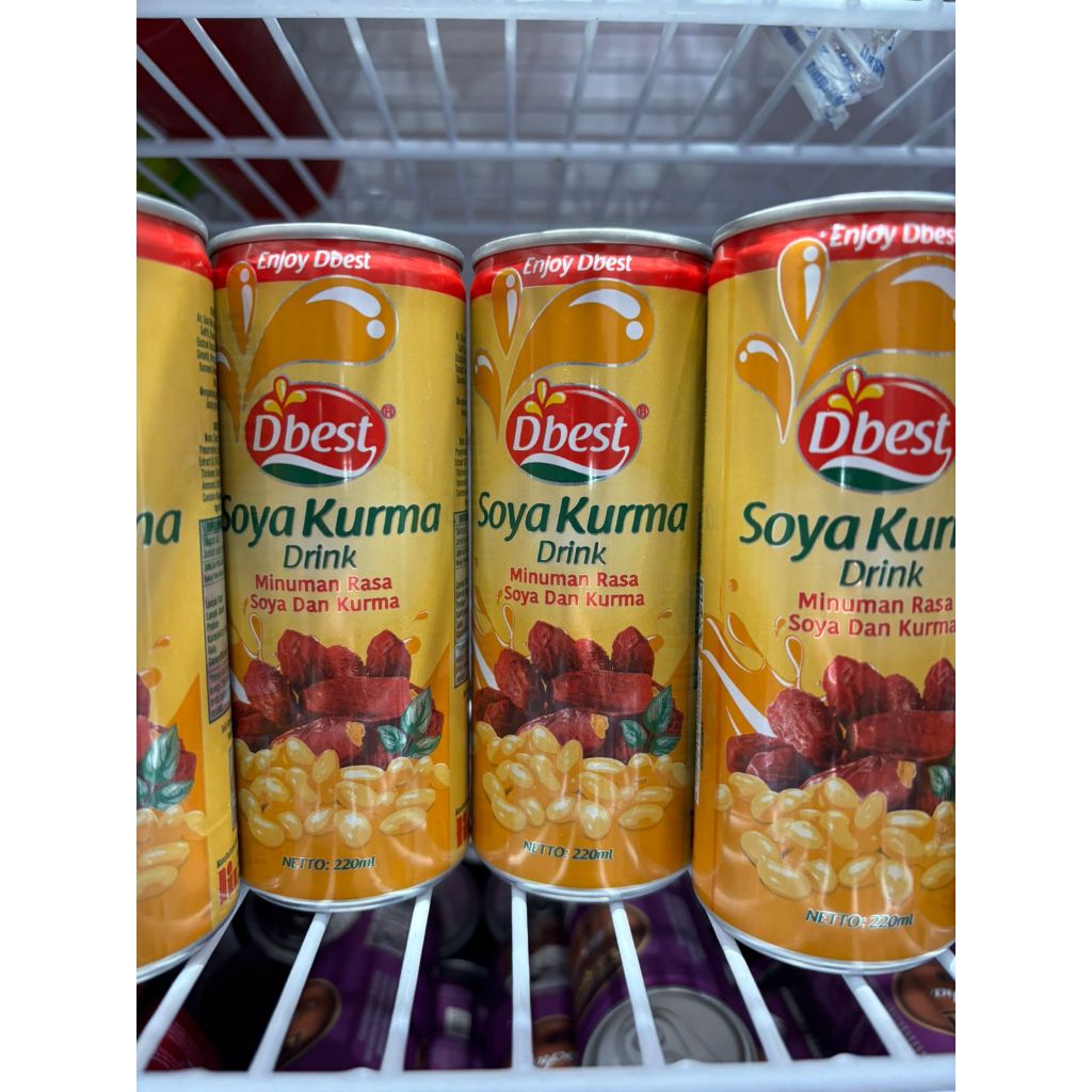 

D'Best Soya Kurma minuman kaleng 220ml