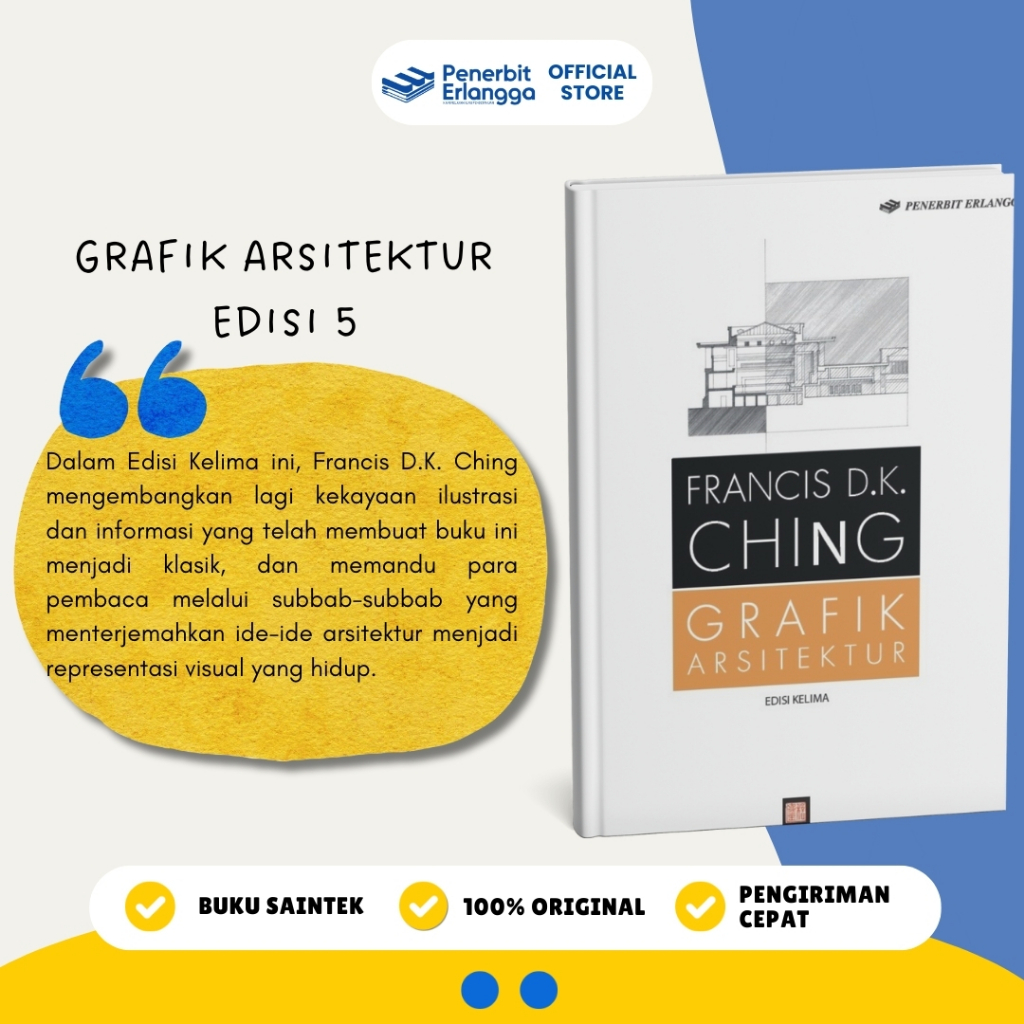 [Erlangga Official] Grafik Arsitektur Edisi 5 - Francis D.K Ching