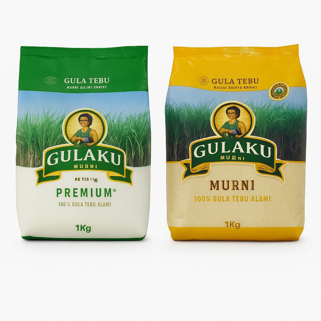 

Gulaku Premium Gula Tebu Putih Kuning / Gula Pasir Gulaku Premium Murni 1 Kg