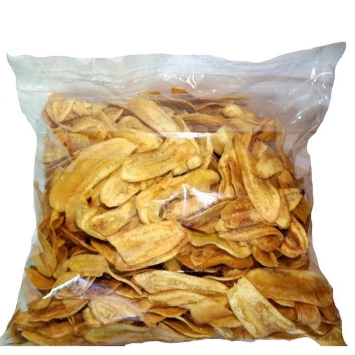 

ORIGINAL KERIPIK PISANG KEPOK RENYAH 1KG KHAS UKM KAB BOGOR UNGGUL BAROKAH RENDAH LEMAK FOOD SNACKS