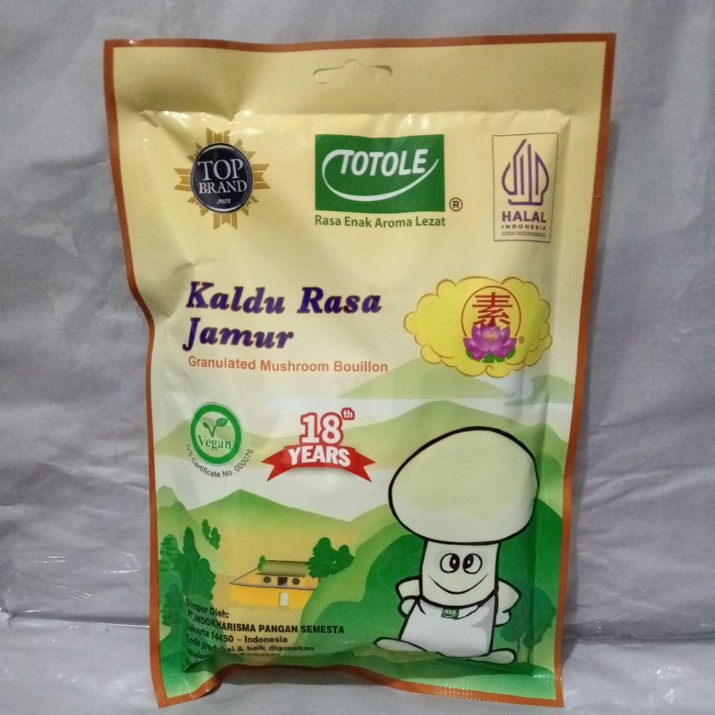 

Totole Kaldu Rasa Jamur Vegan Food 200g
