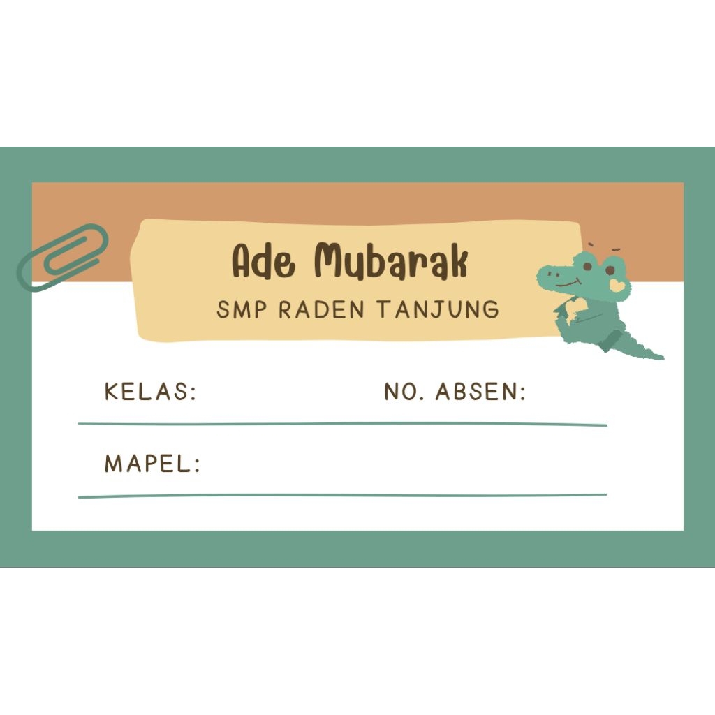 

buku tulis costum nama ukuran sidu biasa