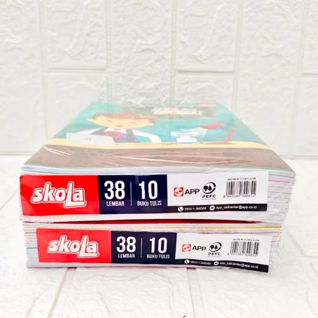 

BUKU TULIS SKOLA ISI 38 LEMBAR - 1 PACK 10 BUKU - FREE RANDOM GIFT
