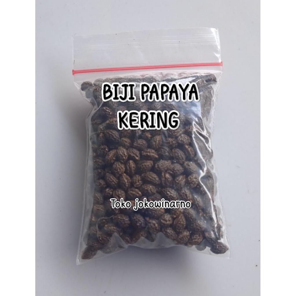 

BIJI PEPAYA / BIJI PAPAYA KERING / BIJI KATES 20 Gram