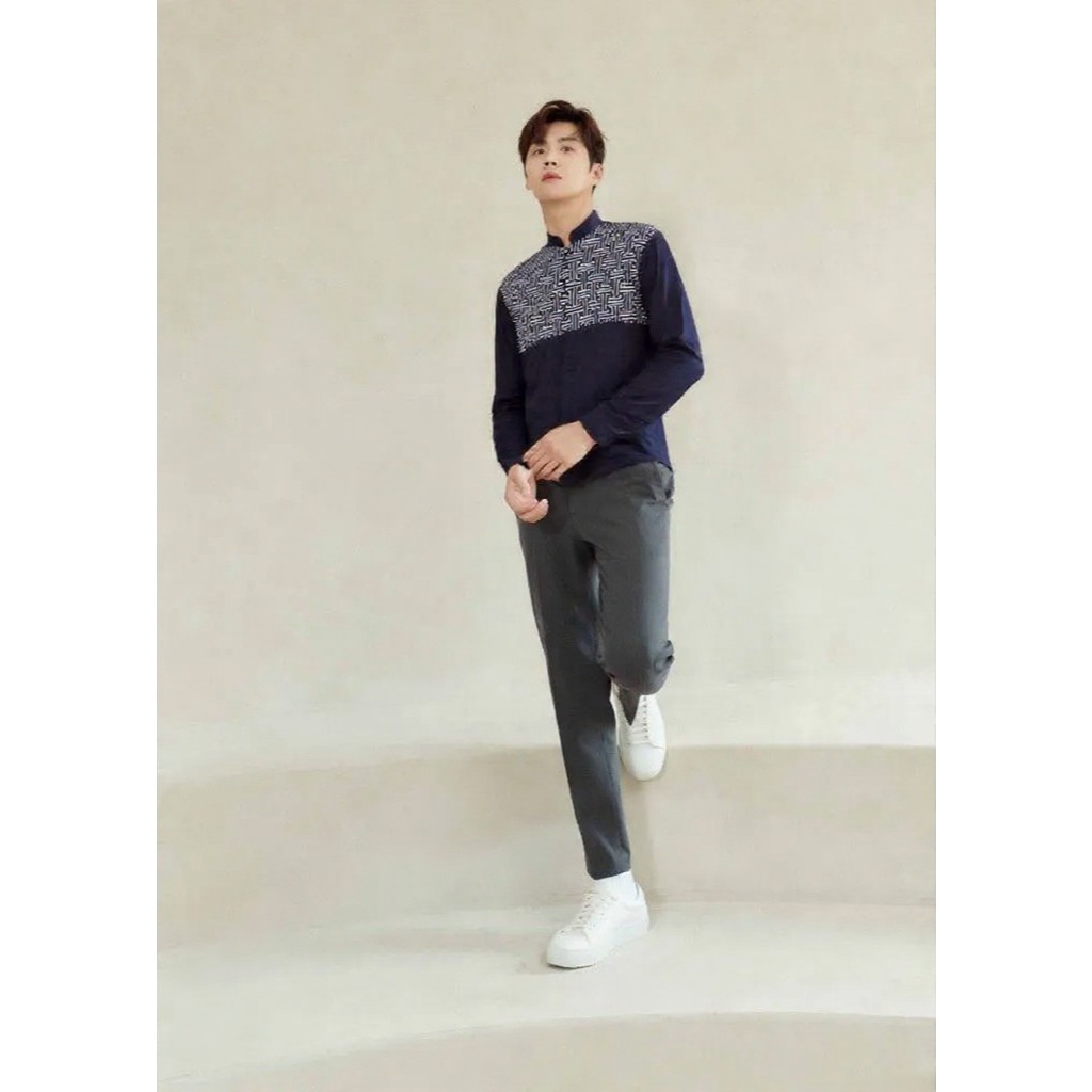 baju koko variasi batik lurik