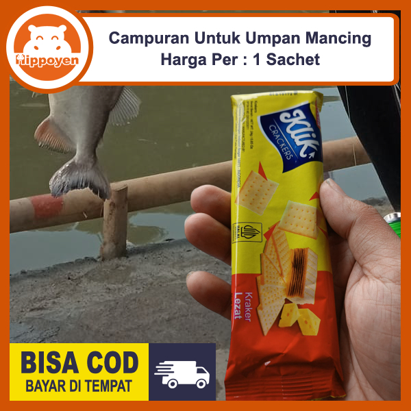

Klik Crackers Sachet - Delicious Snack Satuan Umpan Macing Ikan Mas Cielo Fishing