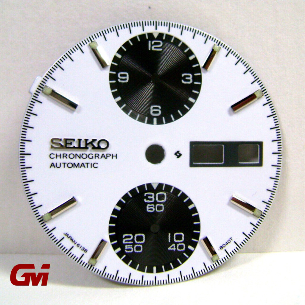 dial FOR SEIKO PANDA TACHYMETER 6138-8020/AUTO WATCH 28.7mm