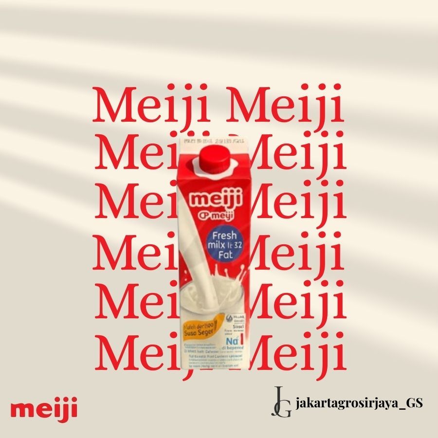 

Meiji Deluxe Milk Plain 946 ml Karton - 1 Karton Isi 12 - Meiji Pasteurized Fresh Milk Import Japan