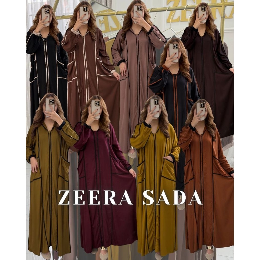ZEERA SADA NEW COLLECTION ABAYA JUMBO |MATT RAYON TWIL PREMIUM|DASTER ARAB ORIGINAL