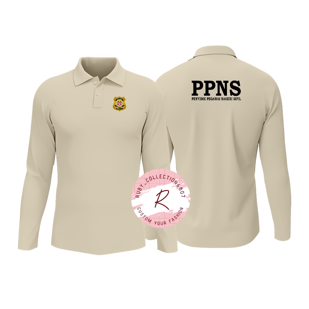 Kaos Polo Kerah PPNS Katun Premium - KAOS MODEL POLO SHIRT PPNS