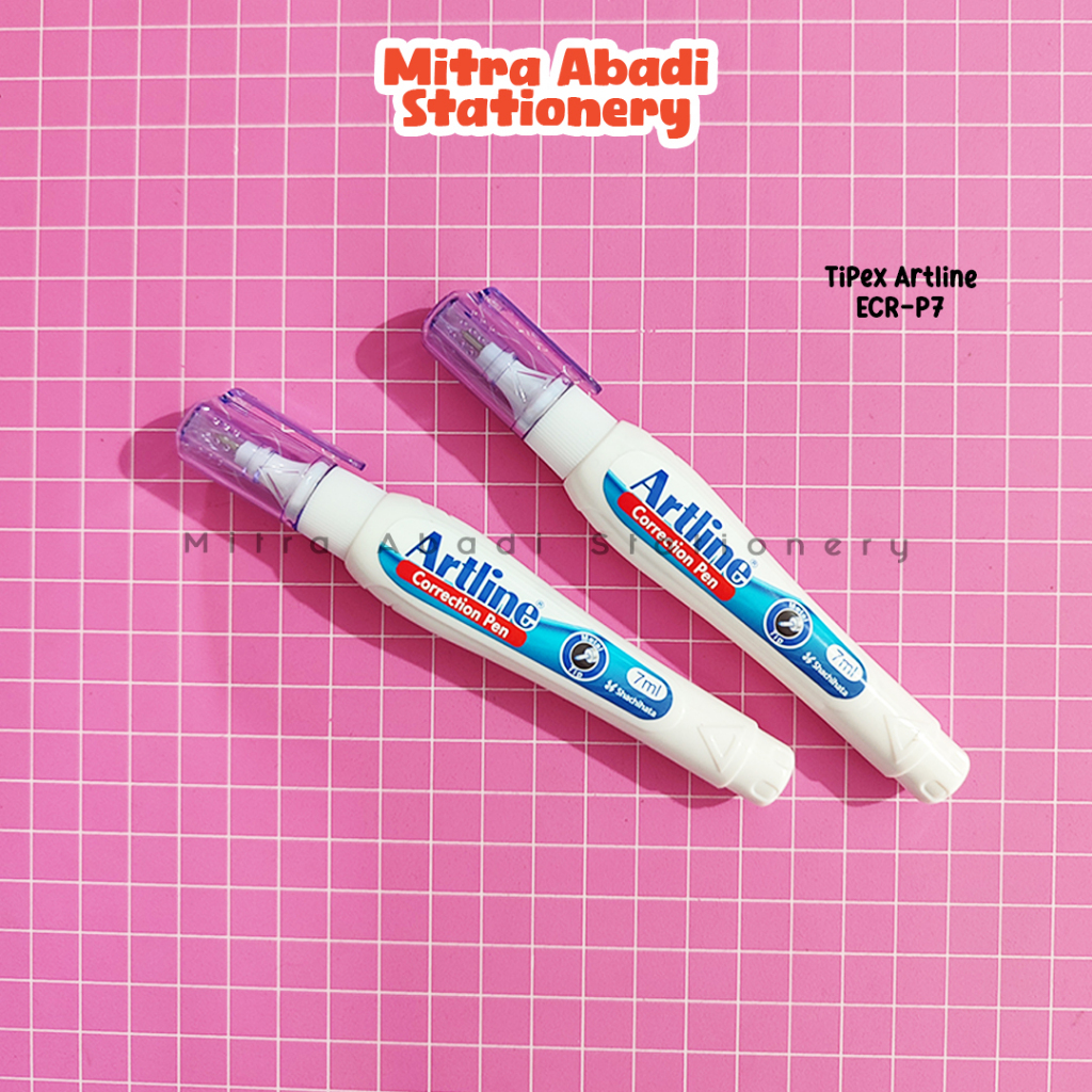 

TIPEX ARTLINE ECR-P7 / 7ML CORRETION PEN CAIR ATK ALAT TULIS SEKOLAH KANTOR MURAH STATIONERY LENGKAP