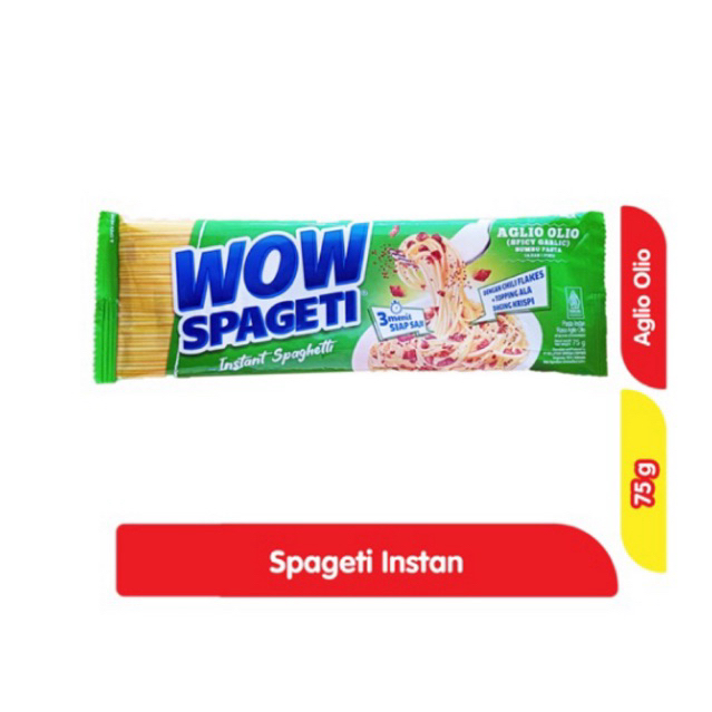 

WOW Spageti Instan Aglio Olio 75 g