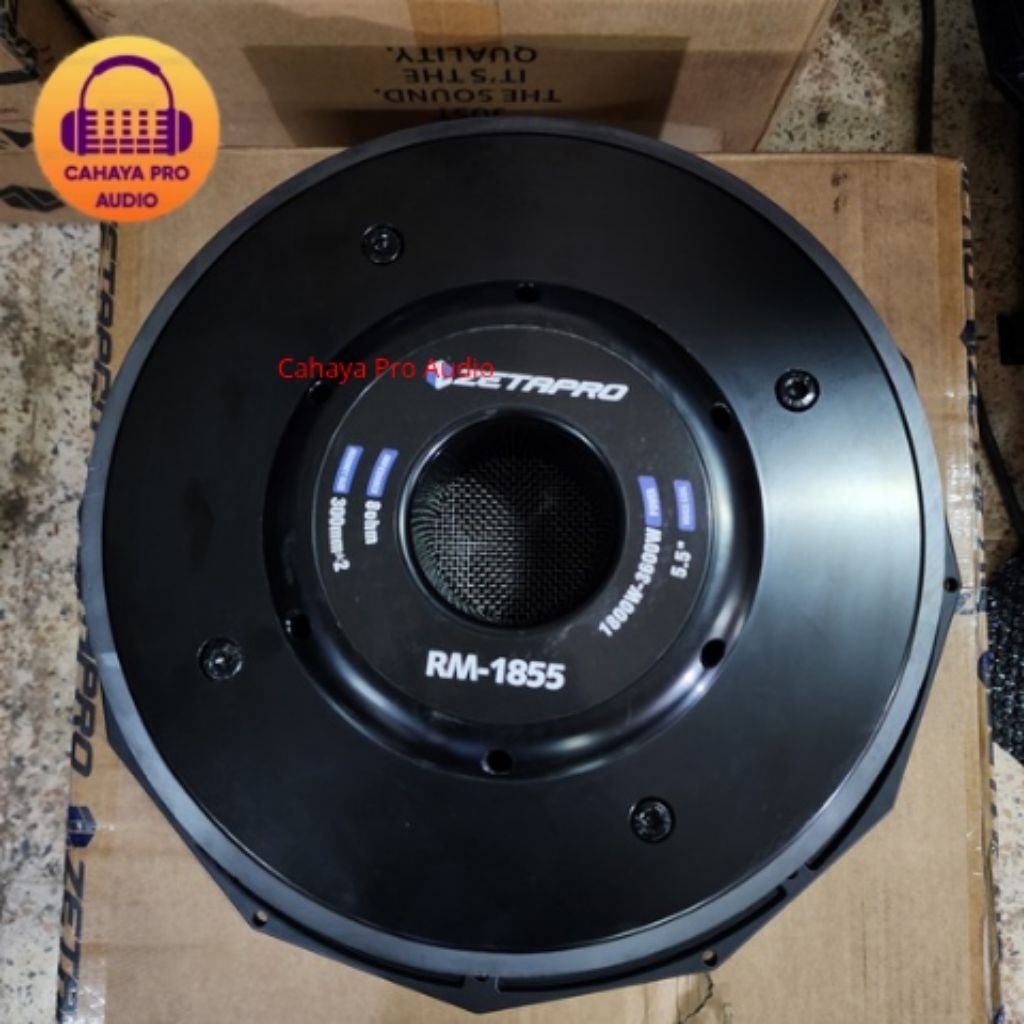 Speaker Zetapro RM 1855 (Double Magnet Voice Coil 5.5 Inch)