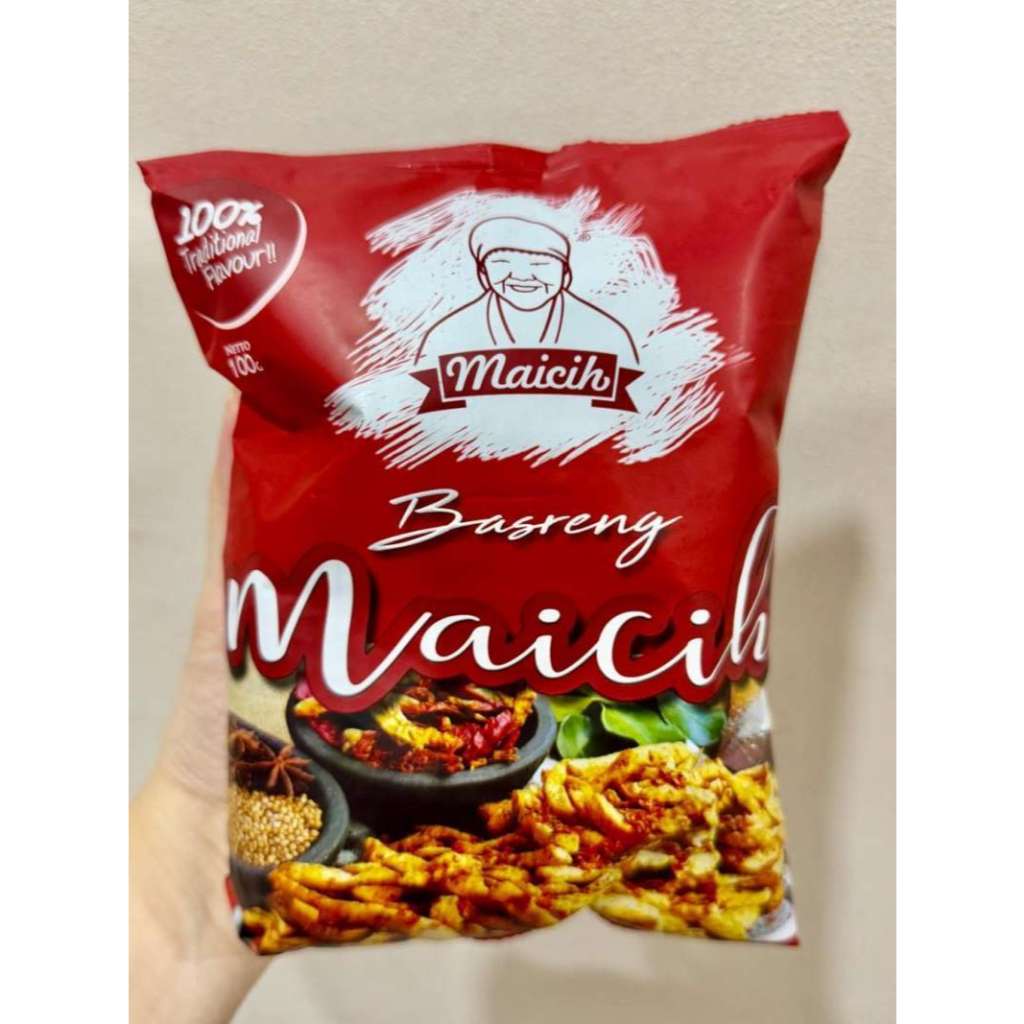 

MAICIH Basreng Pedas dan Keripik Singkong Pedas Level 3 dan Level 5 Maicih Kemasan 100 Gram