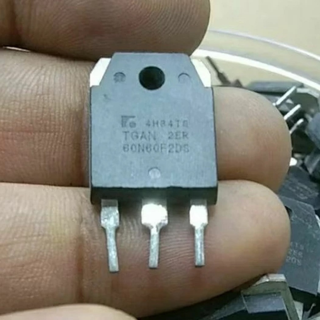 PS - IGBT BEKAS TGAN TGAN60N60F 60NF60 INVERTER SMPS AMPLIFIER ORIGINAL