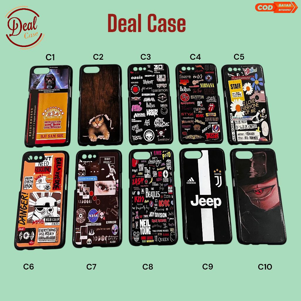 Case Hp Tipe REALME C2 / PART 3/ Clear Case / Case Bening / Clear Case Gambar / Case 2D / Case Polos