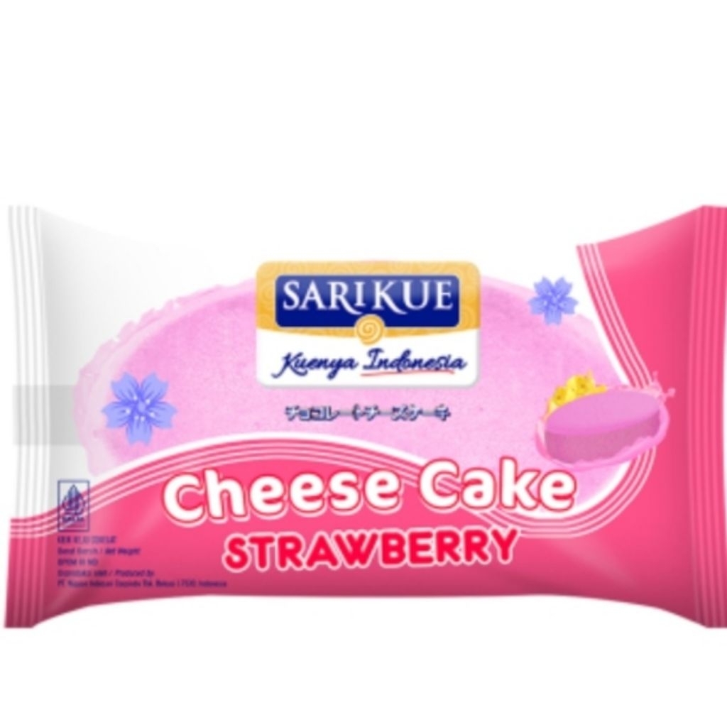 

Sari Roti Cheese Cake Rasa Keju, Coklat dan Strawberry Susu