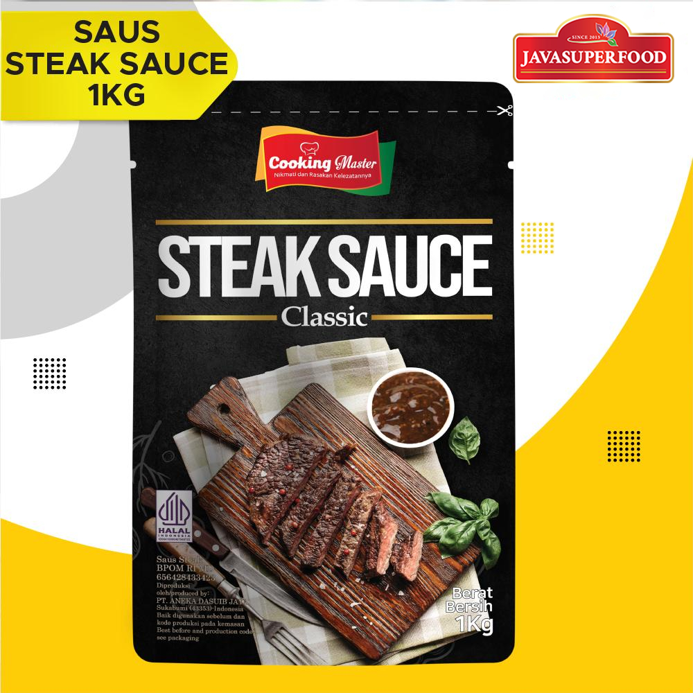

Cooking Master/ Steak Sauce/ Saus Steak/ Sauce Steak Halal 1 KG