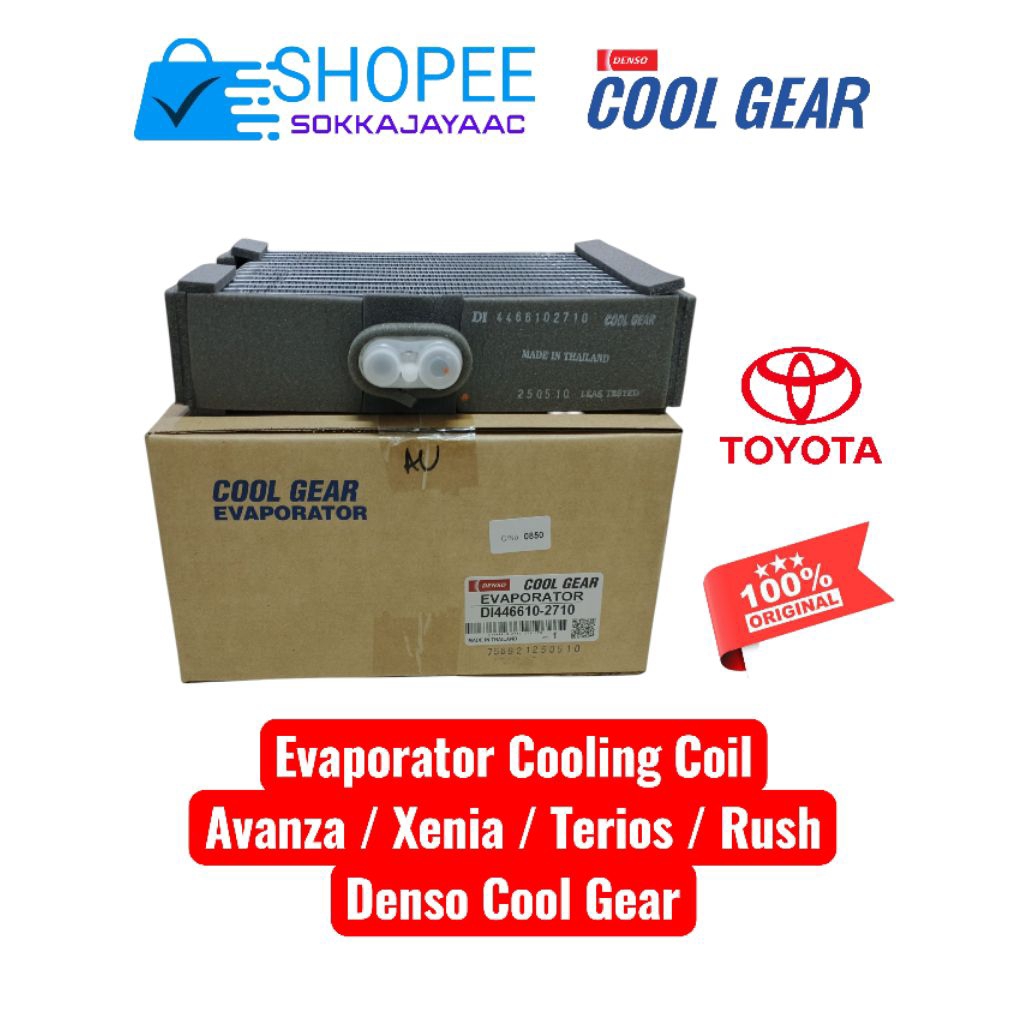 Evaporator Cooling Coil Avanza Xenia Terios Rush Denso Cool Gear