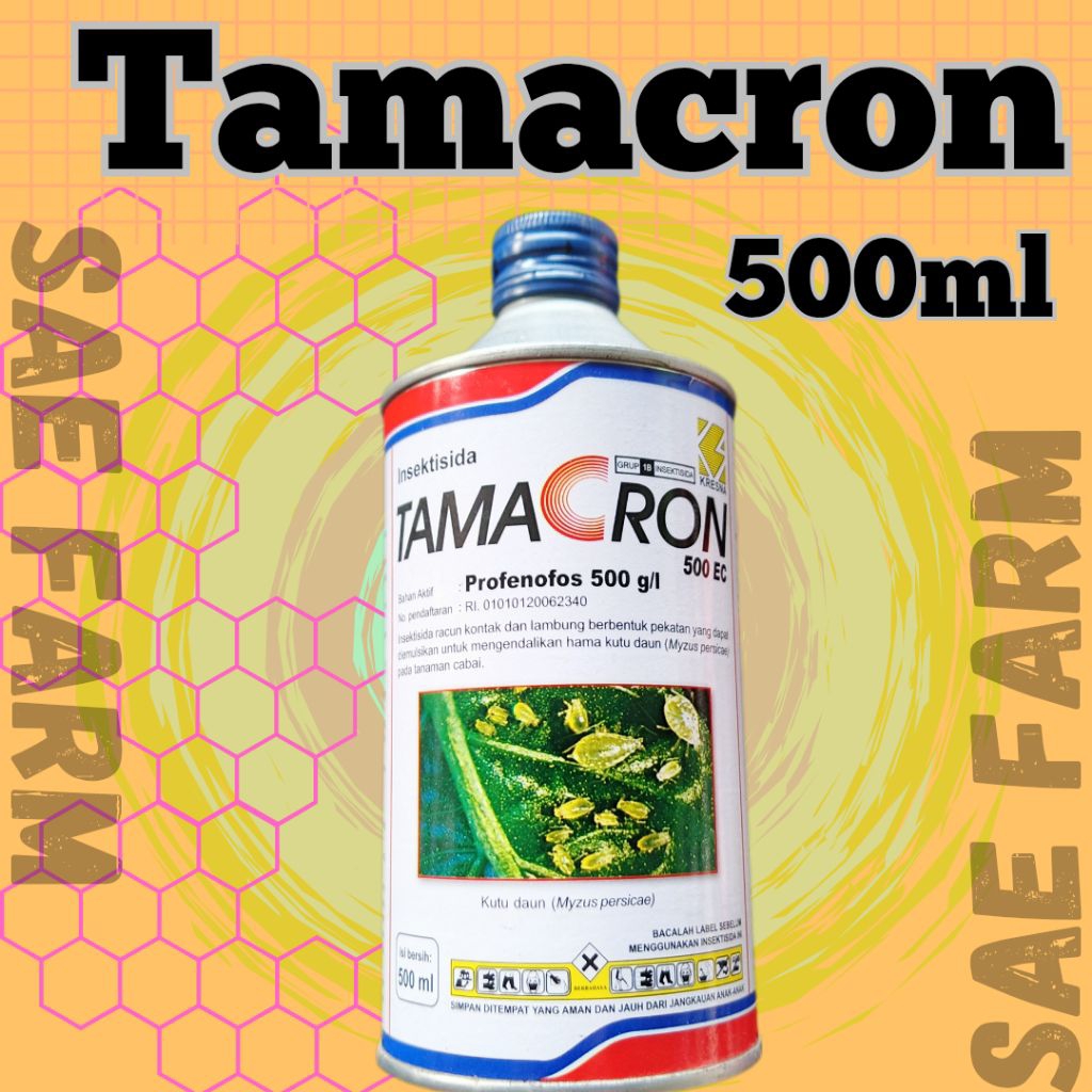Tamacron 500ml insektisida bahan aktif profenofos 500EC