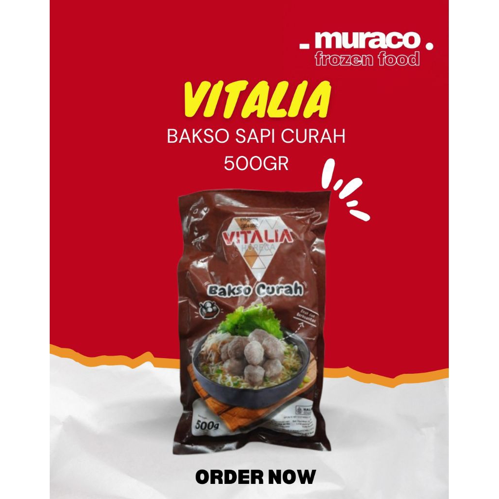 

Vitalia Bakso Sapi Curah 500g
