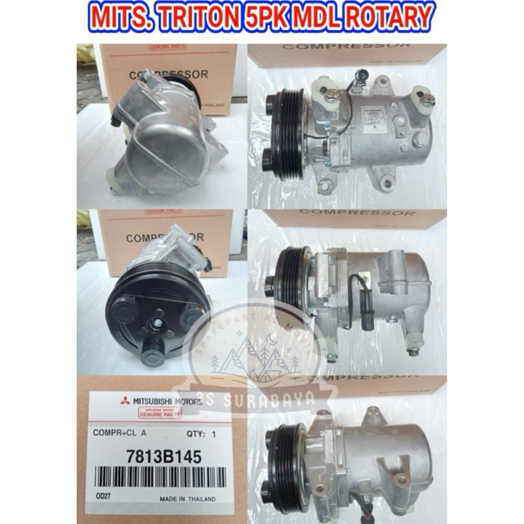Kompresor All new Triton 5 Pk Mitsubishi 5pk  Ac mobil Compressor (Baru/New)