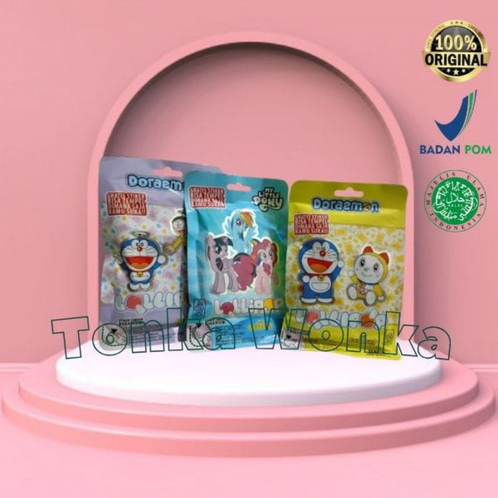 

Eceran Jlo Fizzlepop Permen Lollipop Tattoo Hadiah Sticker Tangan Permen Pletak Pletok My Little Pony Mickey Mouse Doraemon Souvenir Ultah