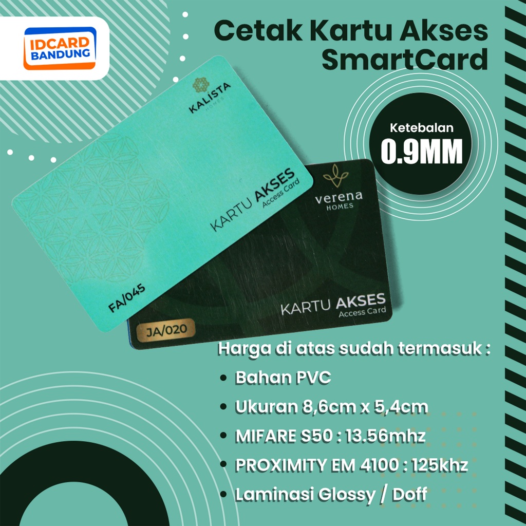 

CETAK KARTU AKSES/KARTU ABSEN/ SMART CARD RFID