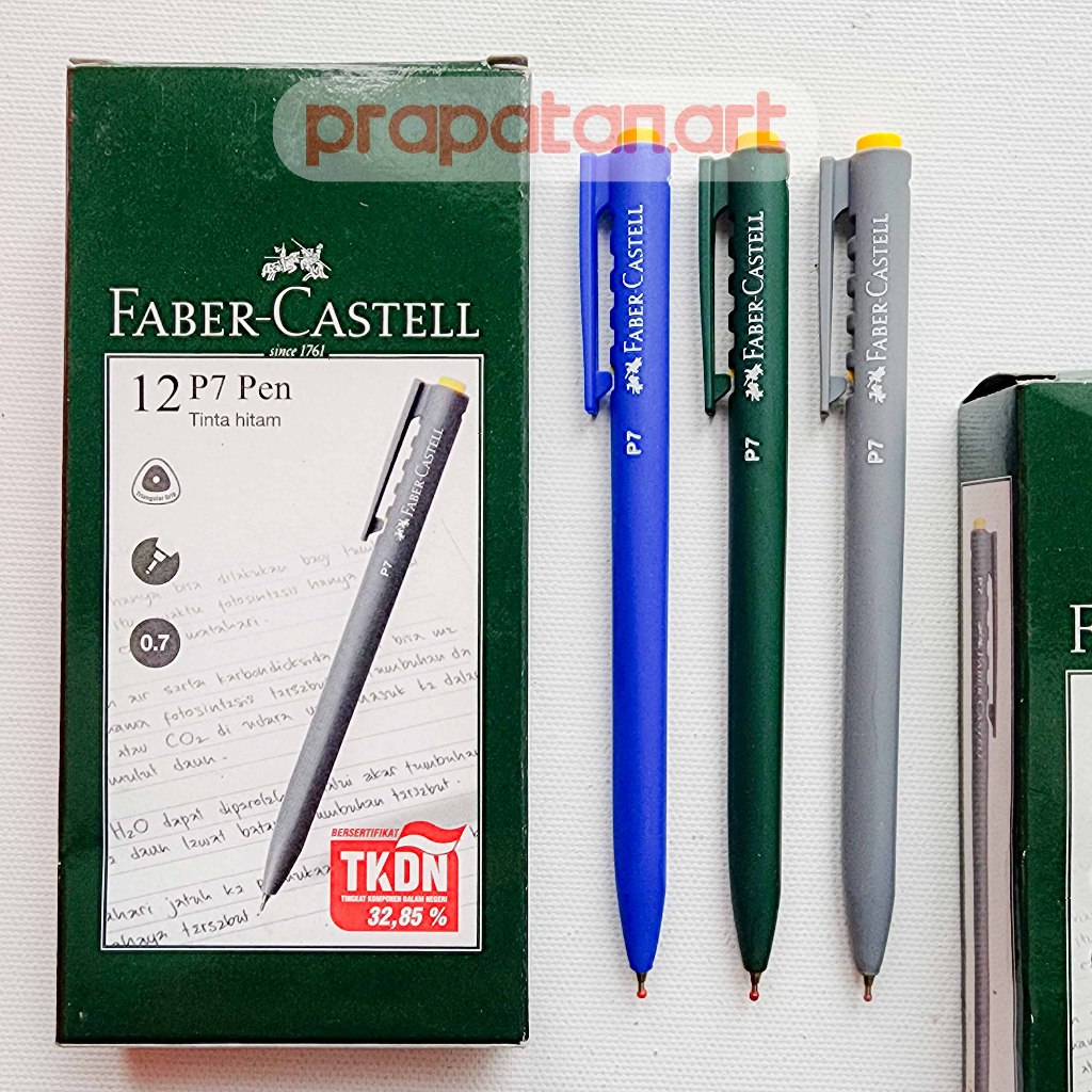 

Faber Castell P7 Pen 0.7mm | Ballpoint | Pulpen Pena