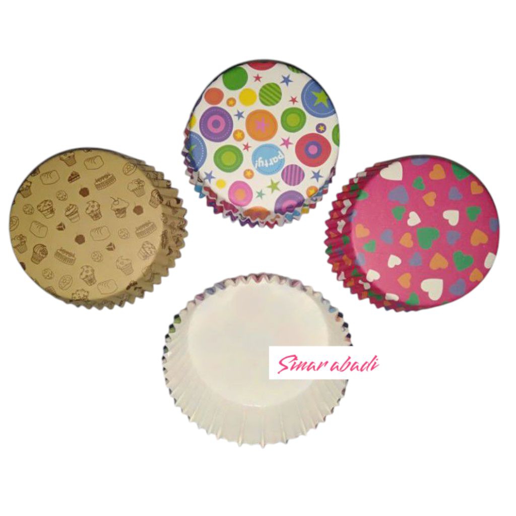 

Cup cake cases Laminasi Bulat/cup cake bulat (10pcs)
