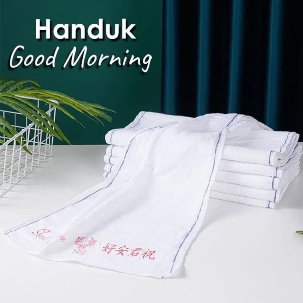 HANDUK GOOD MORNING//HANDUK PUTUH GOOD MORNING