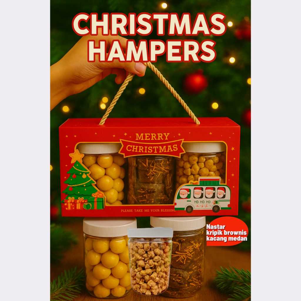 

TERMURAH Hampers Natal / Christmas Hampers - COOKIES KRIPIK NASTAR DAN KACANG TELOR MEDAN HAMPERS NATAL 2025 KADO NATAL MERRY CHRISTMAS GIFT BOX PARSEL NATAL BINGKISAN HADIAH CHRISTMAST SOUVENIR NATAL CHRISTMAS HADIAH TAHUN BARU GIFT BOX NEW YEAR