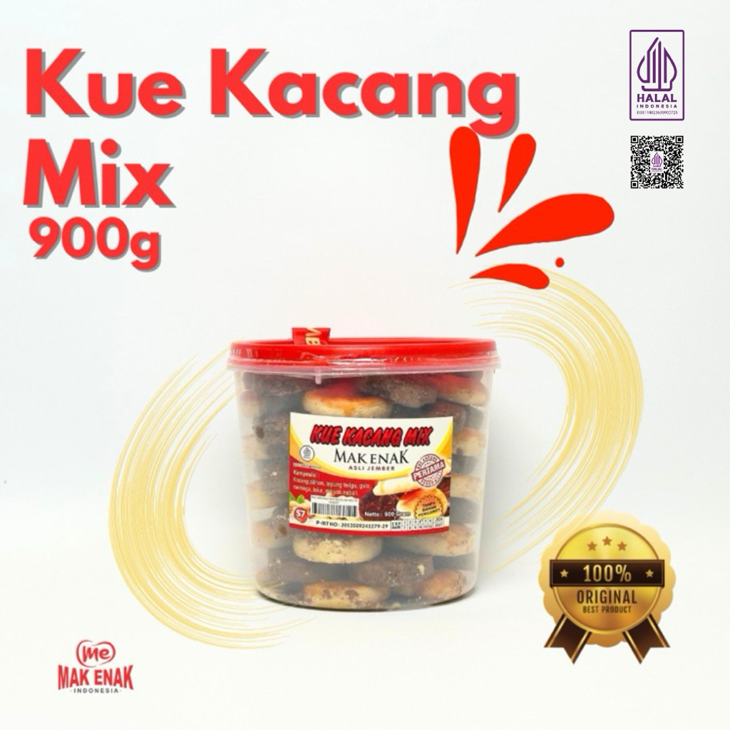 

KUE KACANG MIX 900 GRAM | MAK ENAK INDONESIA | MASJID AL FAWWAZ BAROKAH