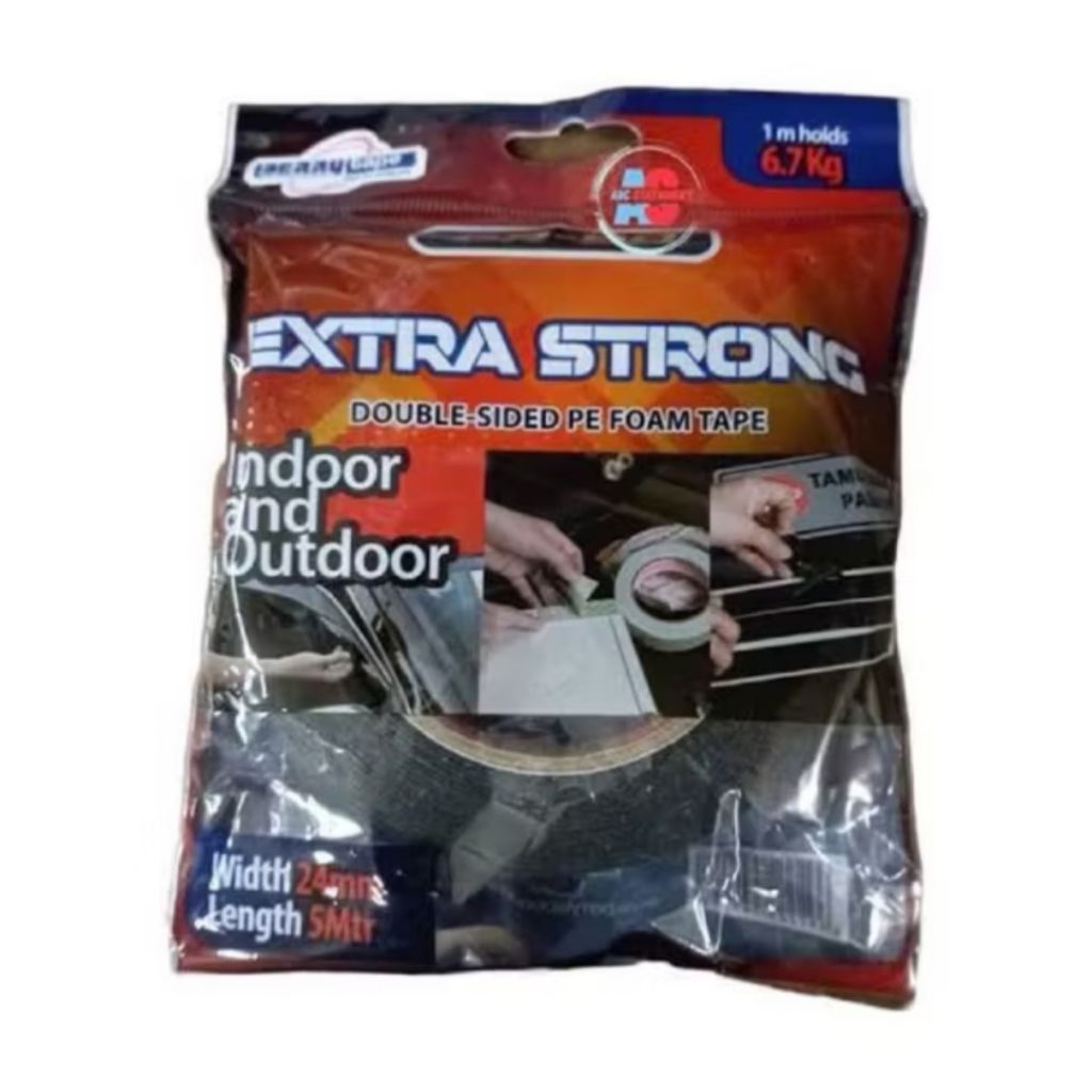 

(PCS) DOUBLE TAPE FOAM BUSA / DOUBLE FOAM 24MM HIJAU (min. order 6 pcs)