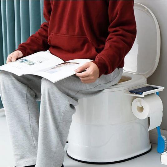Closet Toilet Duduk Portable + Ember Untuk Lansia & Ibu Hamil - Toilet Duduk Lansia Portable Serbagu
