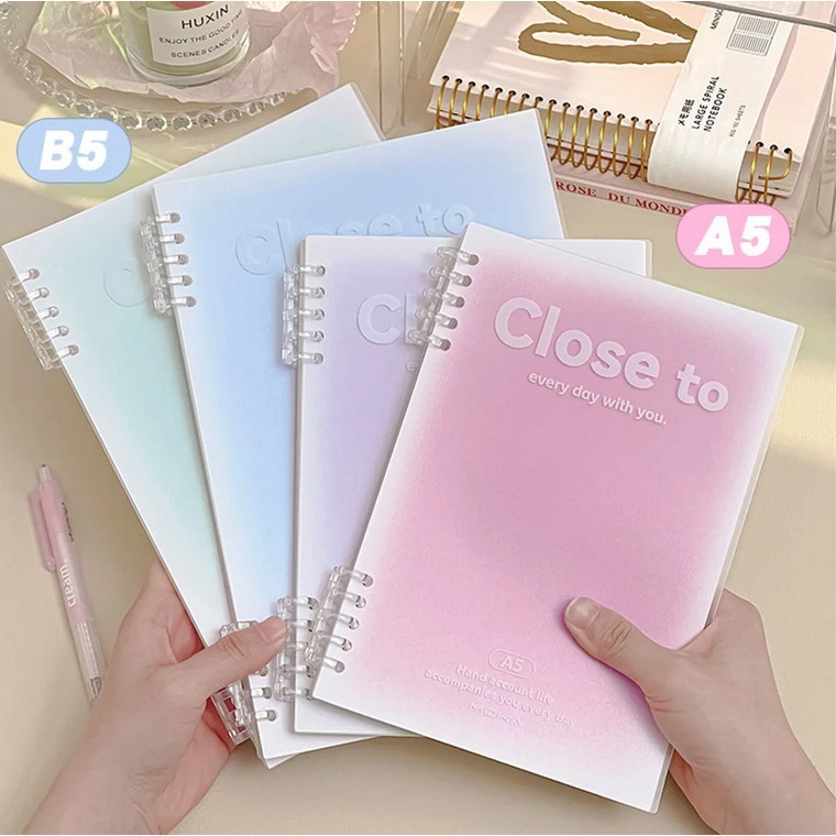 

Buku Notebook Binder Notepad Spiral Ring Book Deli B5 60 Halaman Buku Tulis Sekolah Kuliah Catatan Diary Agenda