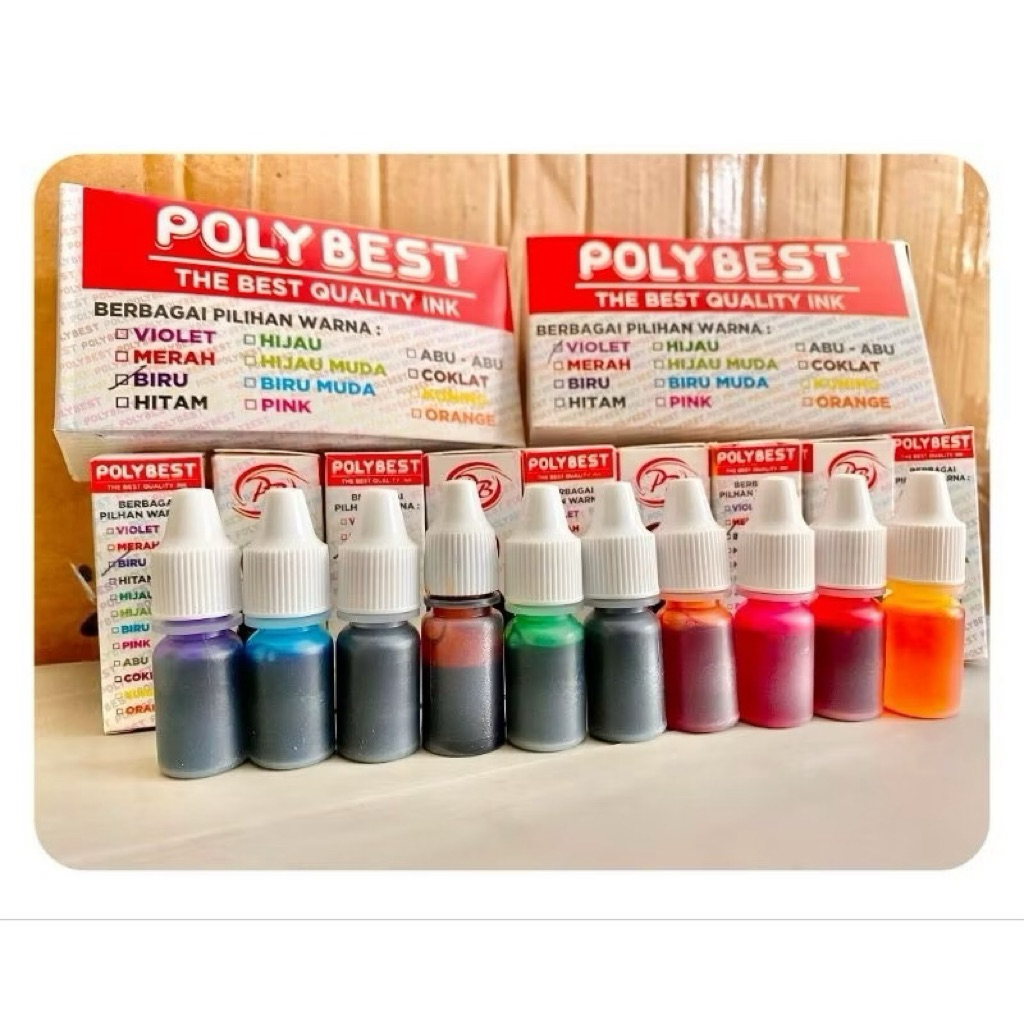 

Tinta STEMPEL OTOMATIS POLYBEST 5ml