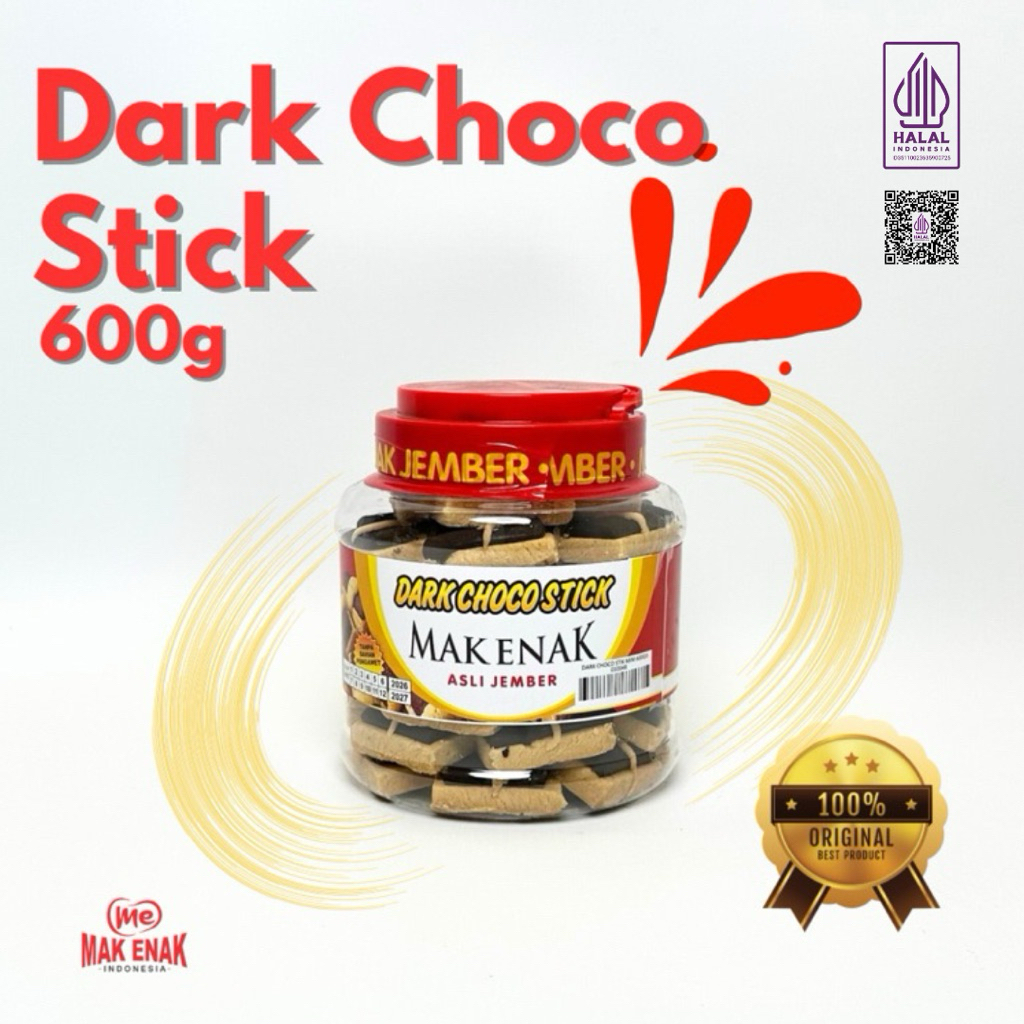 

DARK CHOCO STICK 600 GRAM | MAK ENAK INDONESIA | MASJID AL FAWWAZ BAROKAH