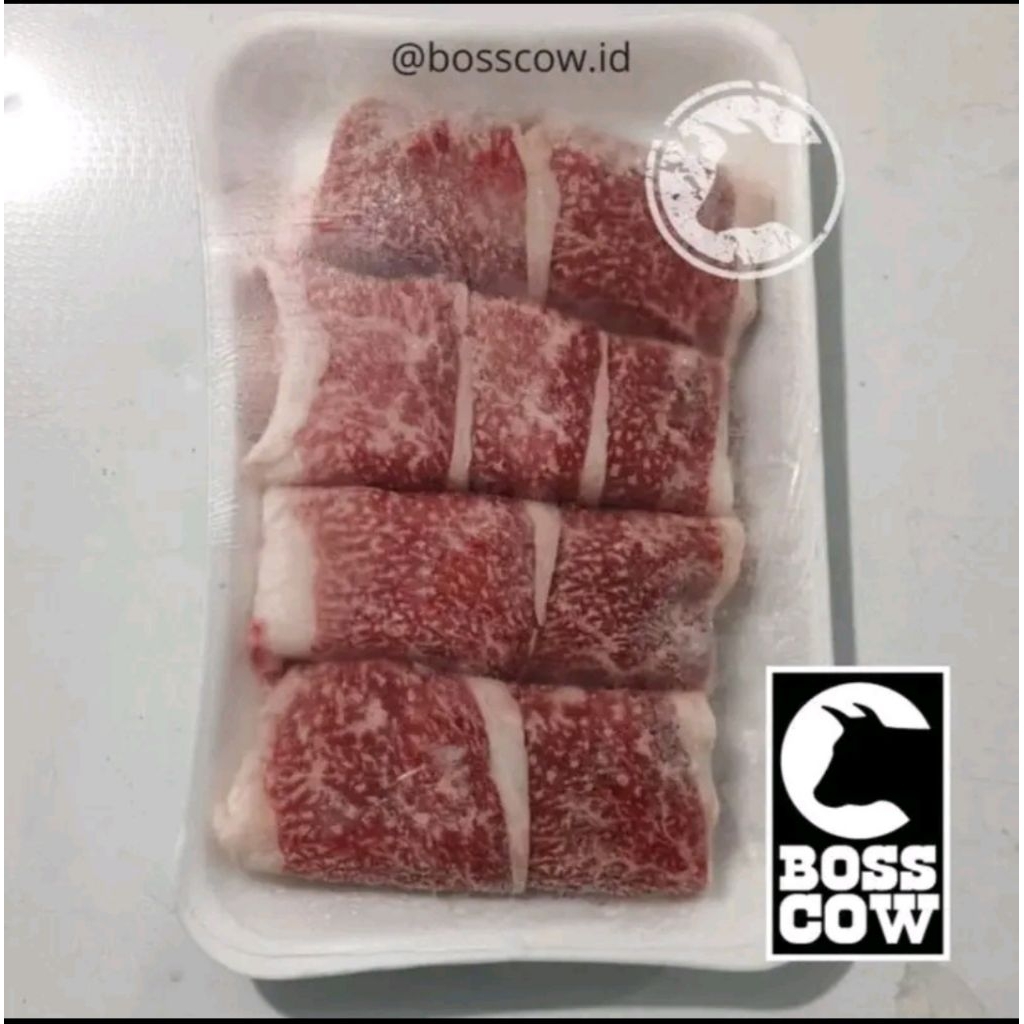 

Japanese Wagyu Bresket A5 Slice Sliced beef import premium daging iris brisket premium import