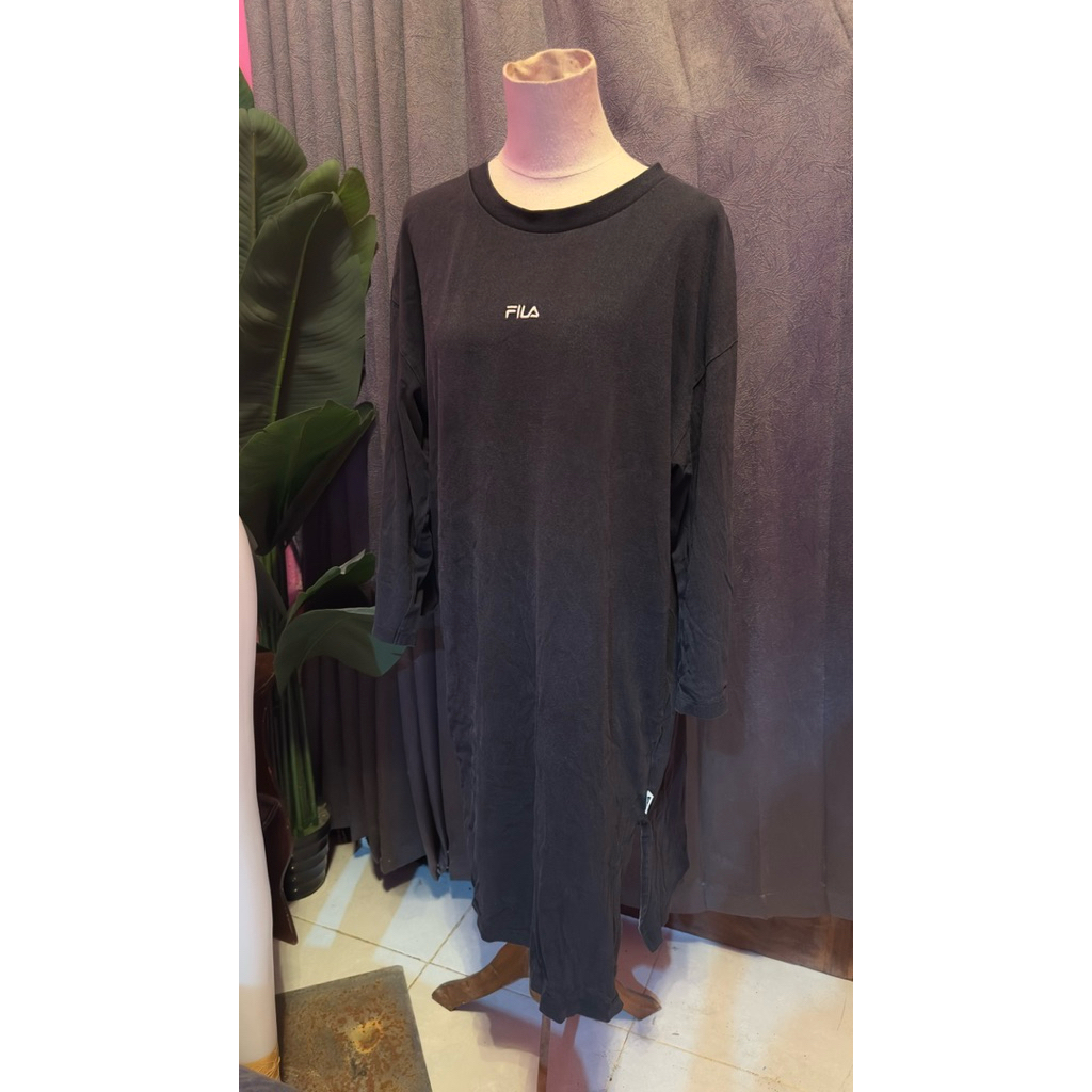 fila dress hitam pekat