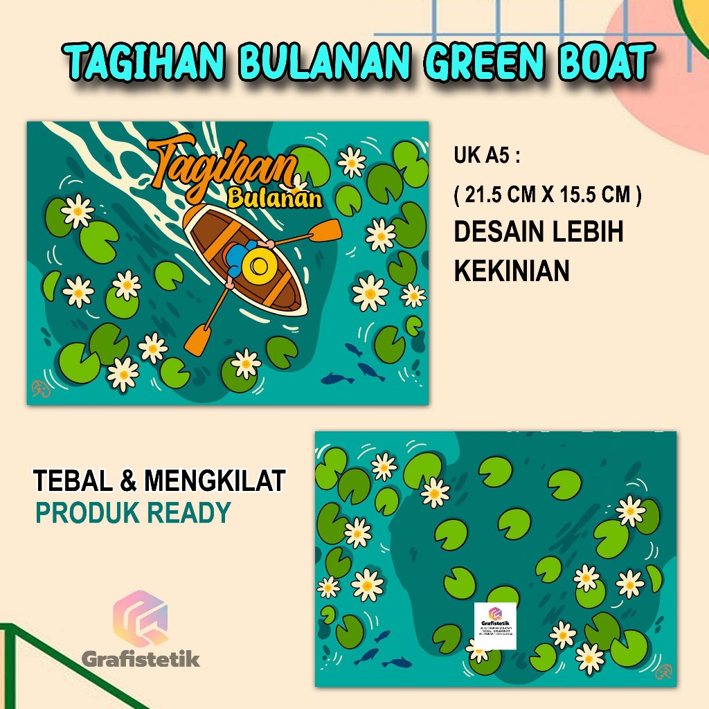 

BUKU TAGIHAN BULANAN GREEN BOAT BY GRAFISTETIK