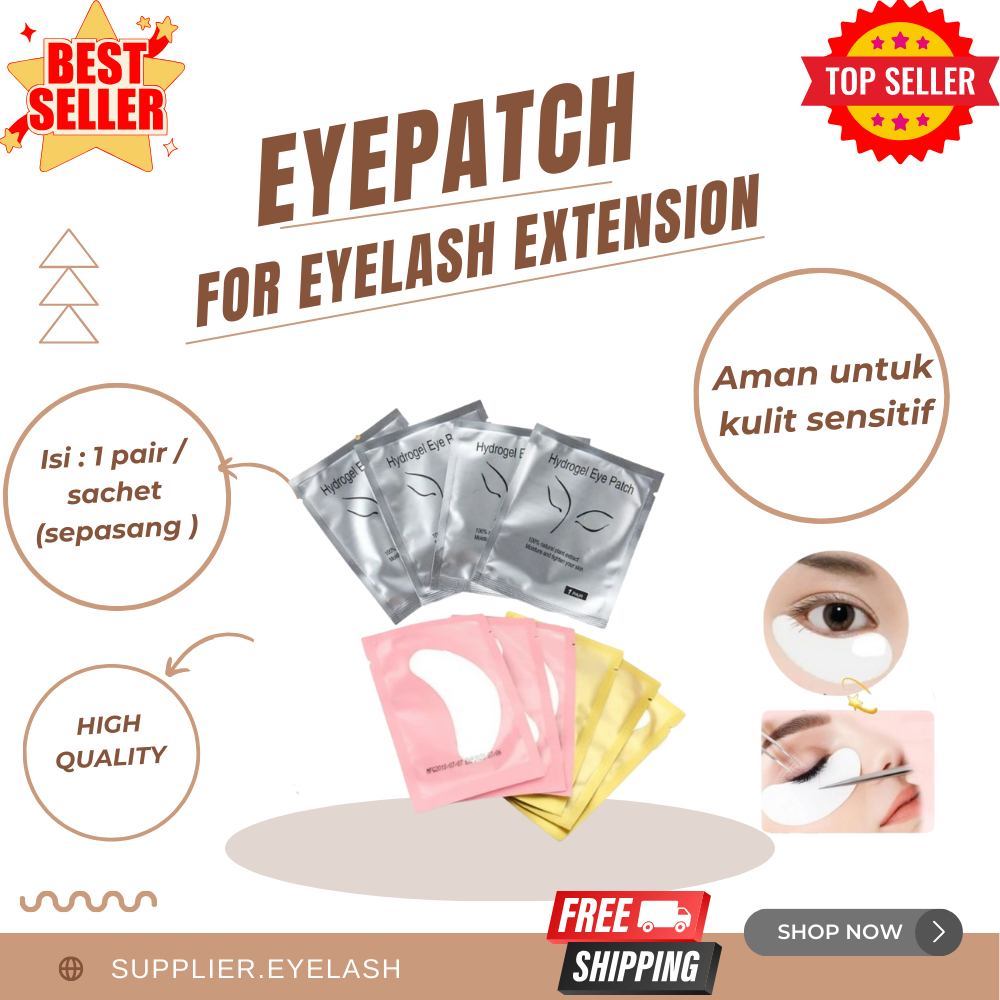 EYEPATCH 1PACK = 50PCS EYEPATCH BANTALAN MATA EYELASH EXTENSION/EYEPATCH/BANTALAN EYELASH