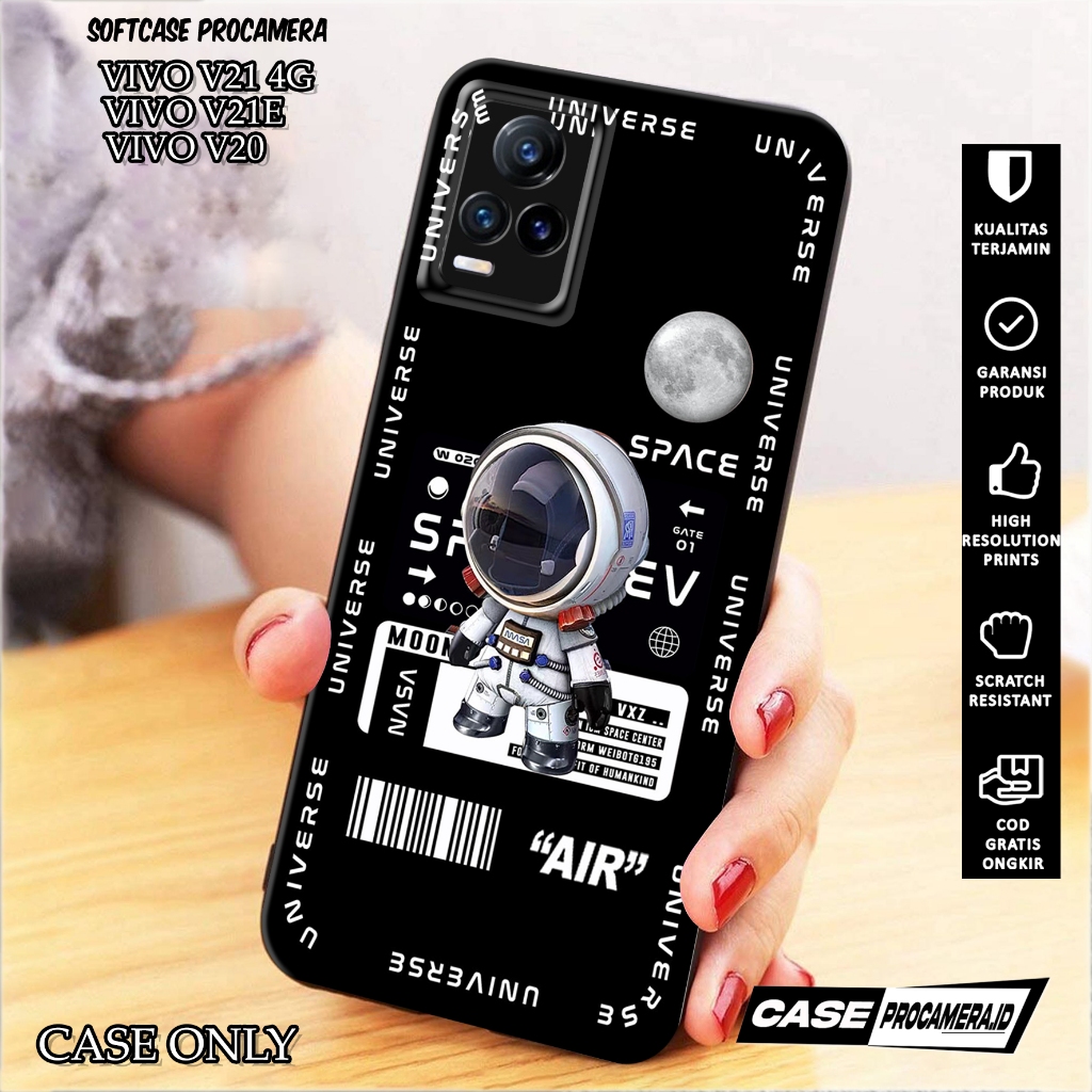 Case VIVO V21 4G / V21E / V20 - Casing VIVO V21 4G / V21E / V20 [ PLNT ] Silikon VIVO V21 4G /V21E /