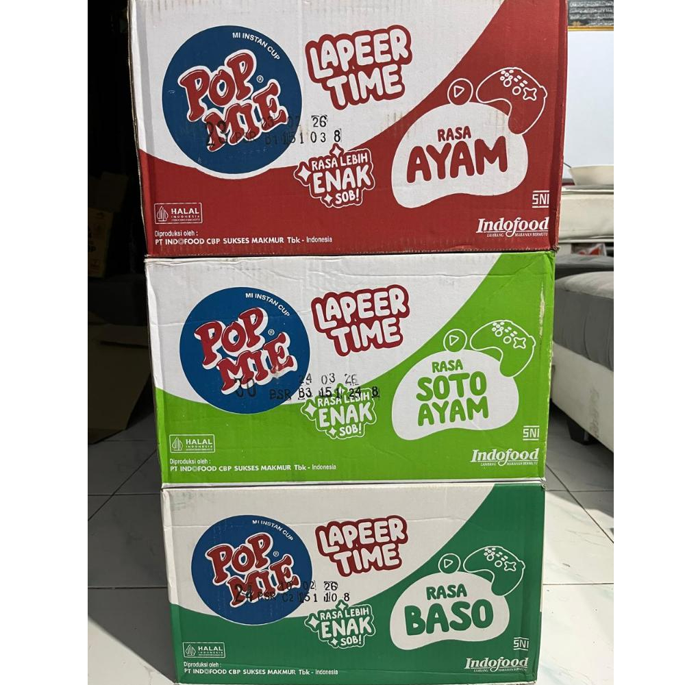 

Pop Mie Besar All Variant karton (24x75gr) / Popmie Besar Dos