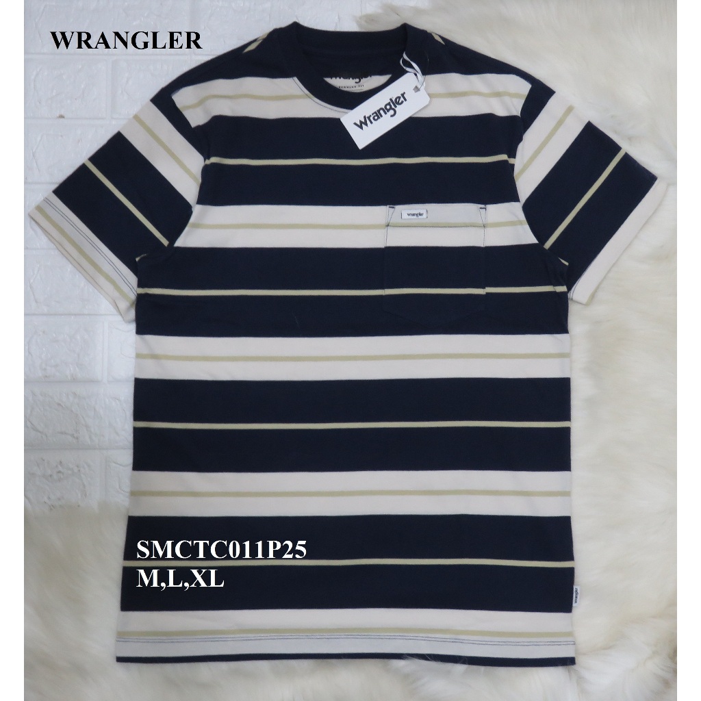 KAOS OBLONG PRIA LENGAN PENDEK BRAND ORI MEREK WRANGLER ART : SMCTC11P25 PRICE Rp.273.900