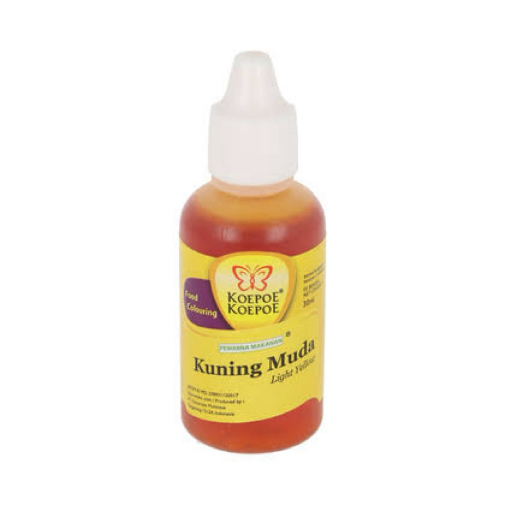 

koepoe koepoe warna kuning muda 30 ml